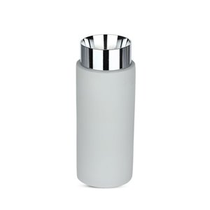 GU10 Fitting Gypsum Metal with Grey Concrete Chrome Bottom