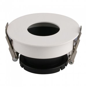GU10 Fitting White+Black Round VT-873