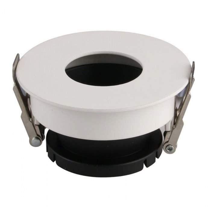 GU10 Fitting White+Black Round VT-873 GU10 Fitting White+Black Round VT-873