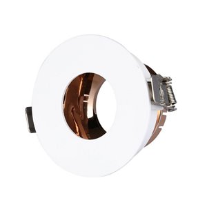 GU10 Fitting White+Rose Gold Round VT-873