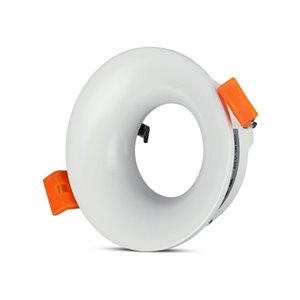 GU10 Fitting Round White