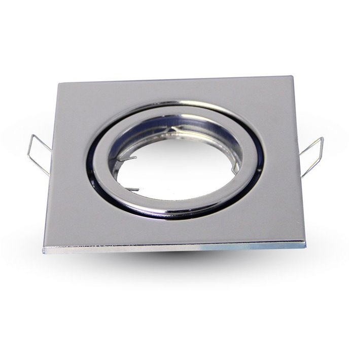 GU10 Housing Square Movable Chrome GU10 Housing Square Movable Chrome