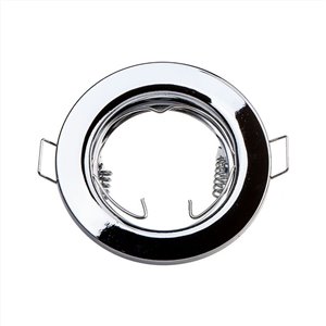 GU10 Round Spotlight Fitting Chrome 2 Pcs/Box