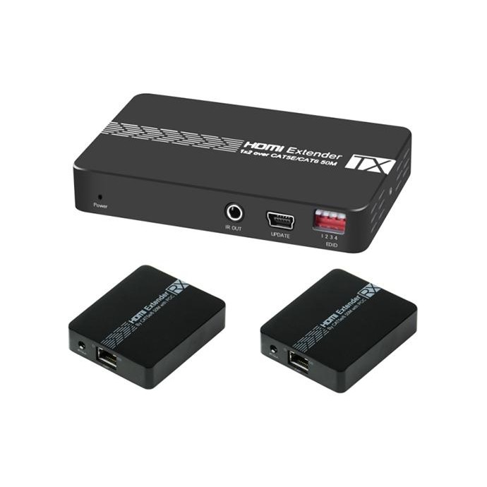 Splitter HDMI 1x2 con 2 Extender HDMI 3D 1080p@60Hz Splitter HDMI 1x2 con 2 Extender HDMI 3D 1080p@60Hz
