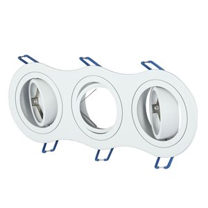 3*GU10 Fitting Round White