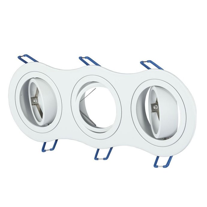 3*GU10 Fitting Round White 3*GU10 Fitting Round White
