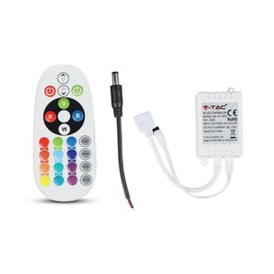 Infrared Controller with Remote Control 24 Buttons Round (RGB Strip LED)