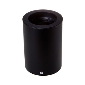 GU10 Fitting Surface Round Black
