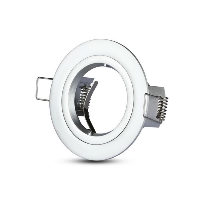GU10 Fitting Round Silver Grey GU10 Fitting Round Silver Grey