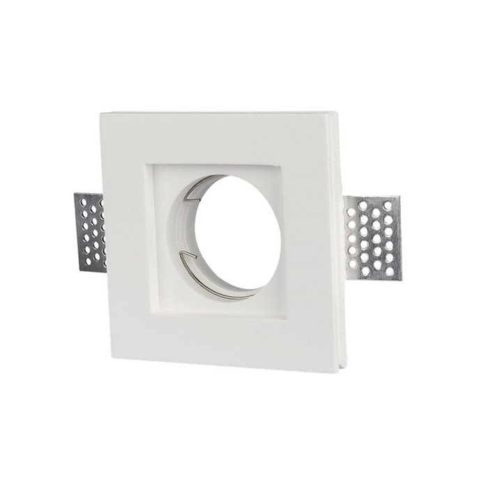 GU10 Fitting Square Gypsum White GU10 Fitting Square Gypsum White