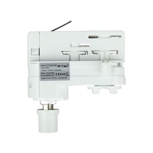 4 Track Light Adaptor White Adattatore Binario  220V