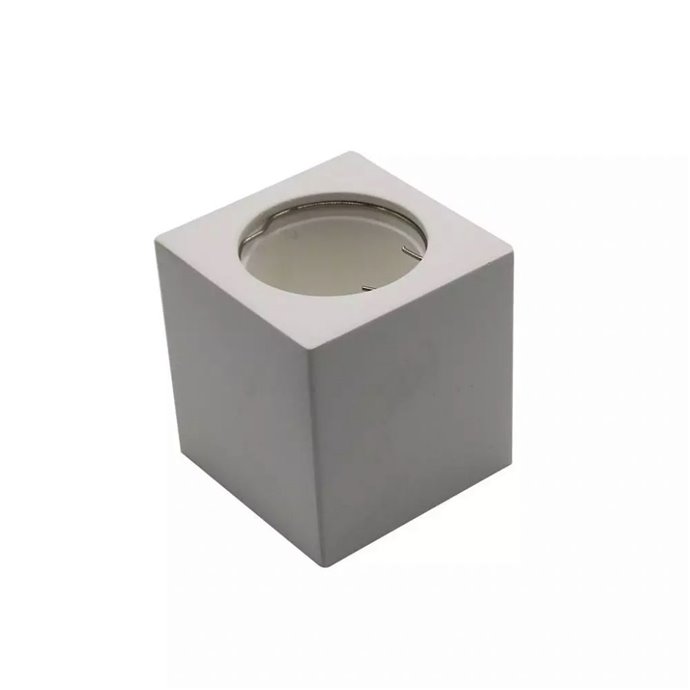 GU10 Fitting Square Gypsum White GU10 Fitting Square Gypsum White