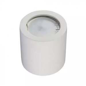 GU10 Fitting Round Gypsum White