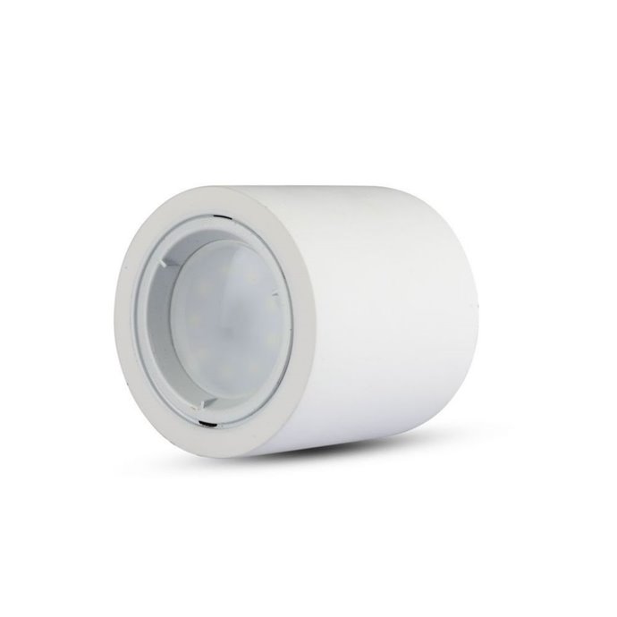 GU10 Fitting Round Gypsum with Aluminium Ring White GU10 Fitting Round Gypsum with Aluminium Ring White