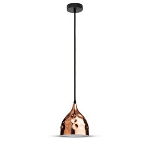 Rose Gold Pendant Light Holder D:170mm