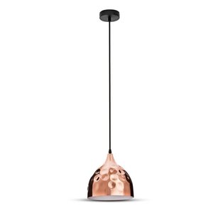 Rose Gold Pendant Light Holder D:230mm