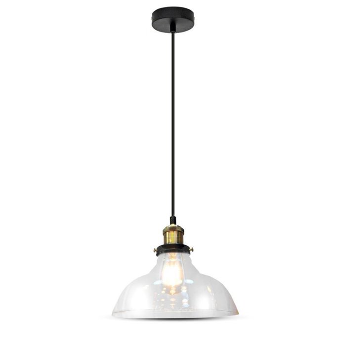 Glass Pendant Light Clear Glass D:245mm Glass Pendant Light Clear Glass D:245mm