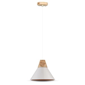 Aluminium Pendant Light White