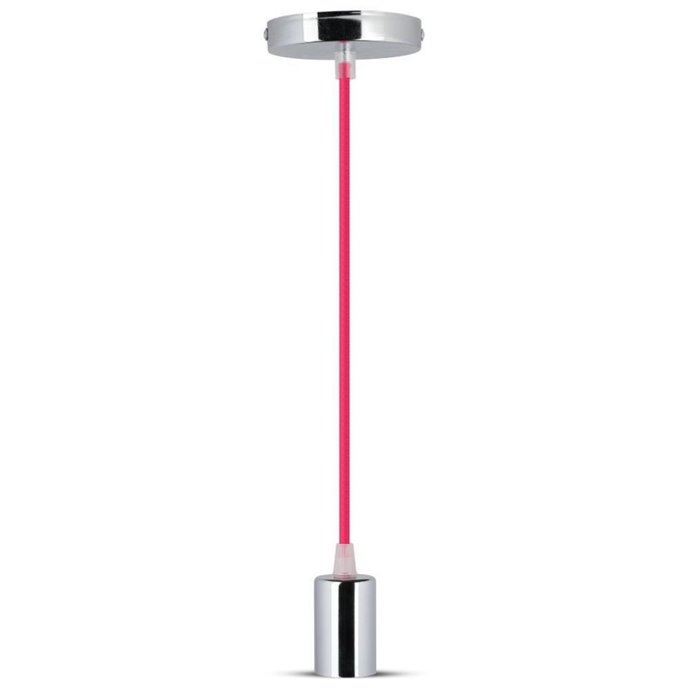 Chrome Metal Cup Pendant Light Rose Red Chrome Metal Cup Pendant Light Rose Red