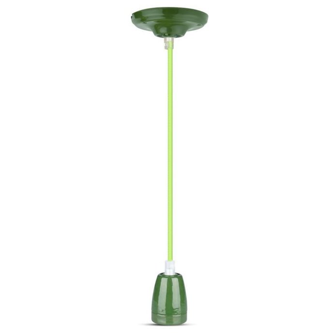 Porcelan Lamp Pendant Green Porcelan Lamp Pendant Green