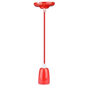 Porcelan Lamp Pendant Red