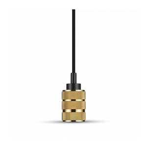 Gold 2 Rings Aluminium Lamp Holder