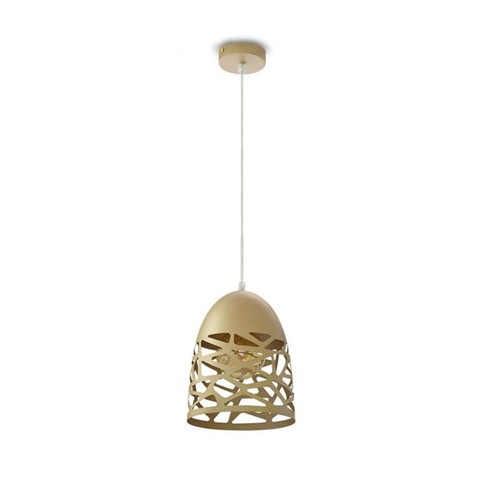 Pendant Light Champean Gold with Gold Canopy Pendant Light Champean Gold with Gold Canopy