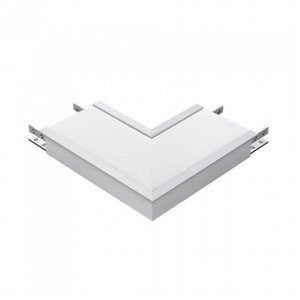 8W L Shape Connector Silver Body 4000K