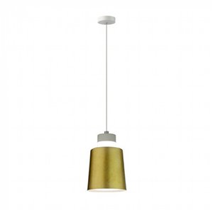 7W LED Pendant Light (Acrylic) Gold Lamp Shade 120*190mm 3000K