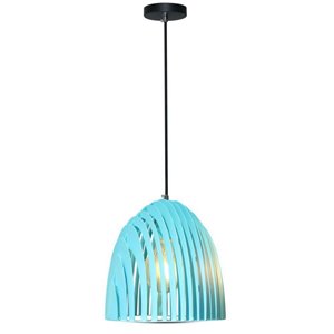 Pendant Light Cone Prism Blue D250*270mm