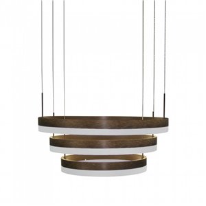 92W Soft Light Chandelier Dimmable Coffee 3000K