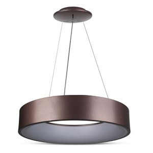 25W LED Surface Smooth Pendant Light Dimmable Coffee 3000K