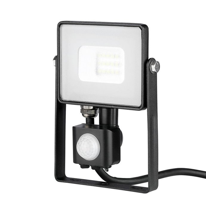 10W LED Sensor Floodlight Samsung Chip Cut Off Function Black Body 3000K 10W LED Sensor Floodlight Samsung Chip Cut Off Function Black Body 3000K