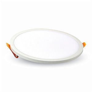 15W LED Frameless Panel Light Round 3000K