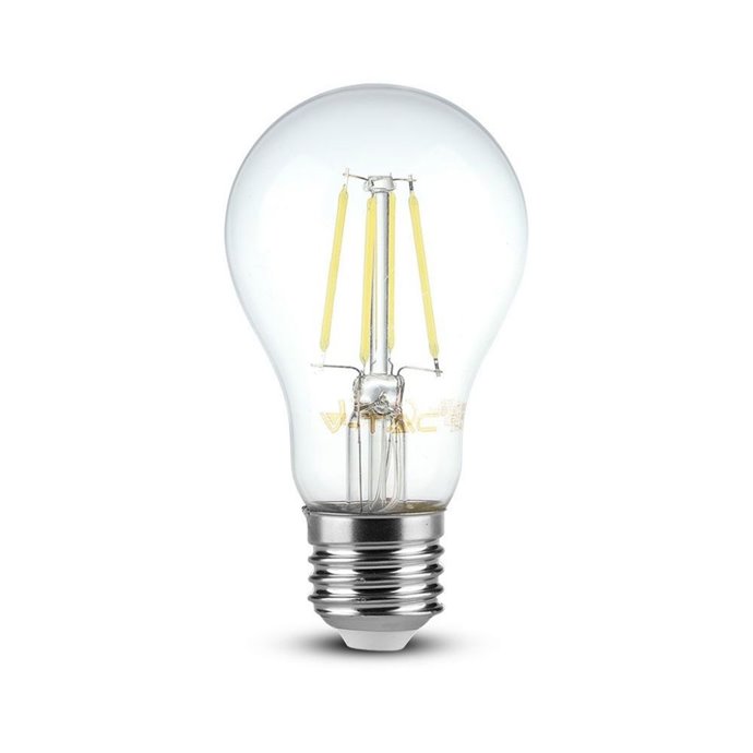 LED Bulb 4W Filament E27 A60 Clear Cover 6400K LED Bulb 4W Filament E27 A60 Clear Cover 6400K