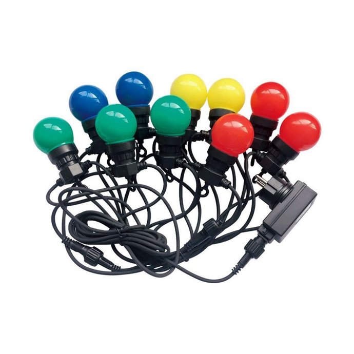 1W LED String Light 10m with 20 Bulbs EU RGBy 1W LED String Light 10m with 20 Bulbs EU RGBy