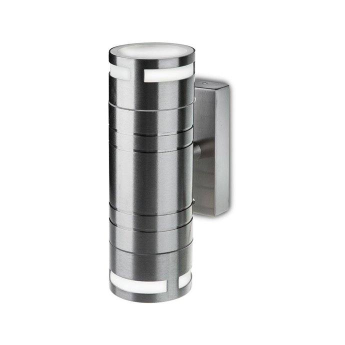 Wall Glass Fitting GU10 Steel Body 2 Way IP44 Wall Glass Fitting GU10 Steel Body 2 Way IP44