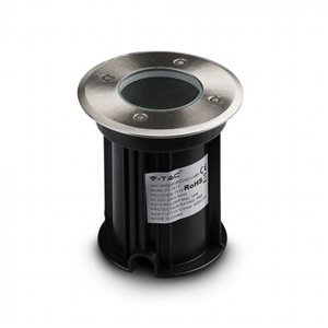 Under Ground Fitting Steel Body GU10 Black Round IP65