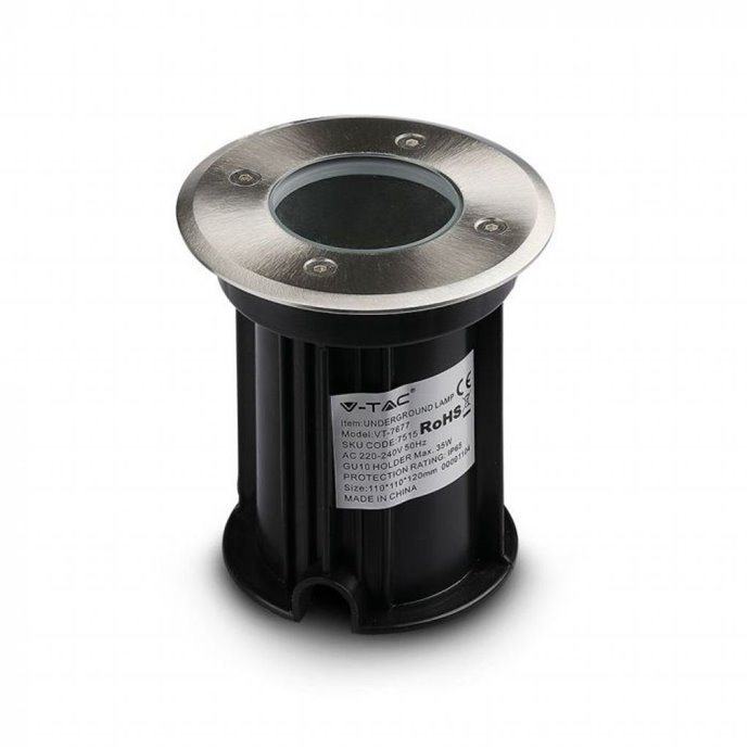 Under Ground Fitting Steel Body GU10 Black Round IP65 Under Ground Fitting Steel Body GU10 Black Round IP65