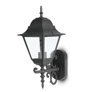 Wall Lamp Large Matt Black Up