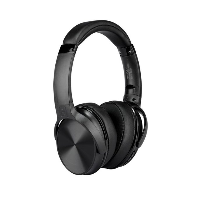 Bluetooth Wireless Headphone with Rotable Head 500mAh Black W/Bag Bluetooth Wireless Headphone with Rotable Head 500mAh Black W/Bag