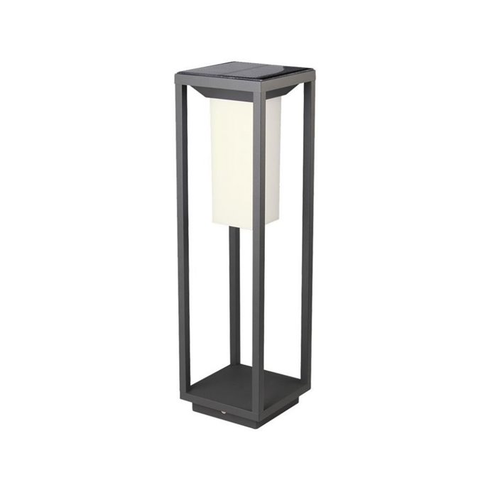 2W LED Solar Bollard Light Samsung Chip Grey Body 3000K 2W LED Solar Bollard Light Samsung Chip Grey Body 3000K