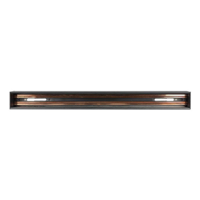 Recessed Aluminium Track Rail Black 1,5M Recessed Aluminium Track Rail Black 1,5M