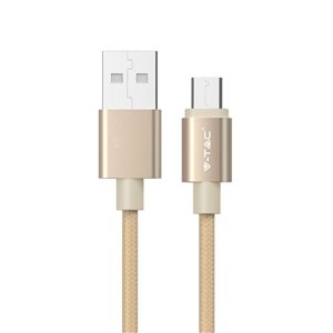 1m Micro USB Cable Gold Platinum Series