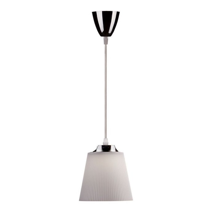 7W Pendant Light Chrome Body + White Shade 4000K 7W Pendant Light Chrome Body + White Shade 4000K