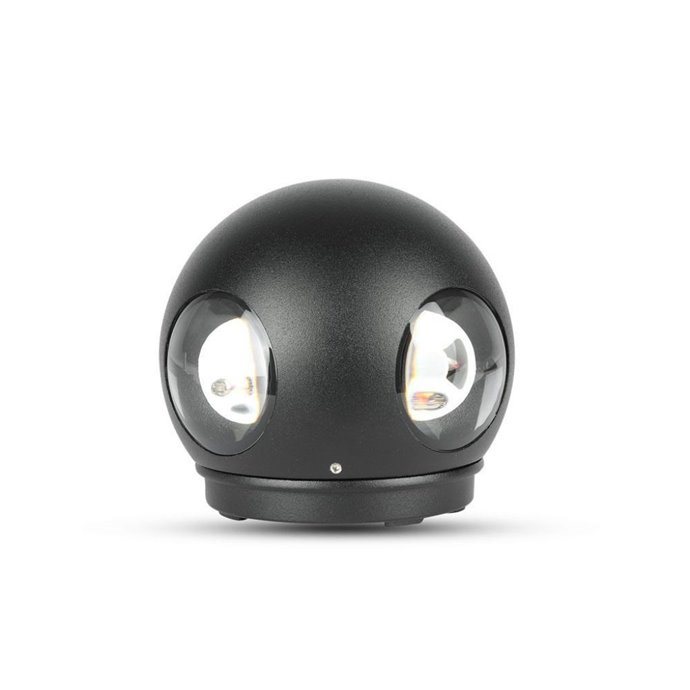 4W LED Wall Light Black Body Round 4000K IP65 4W LED Wall Light Black Body Round 4000K IP65