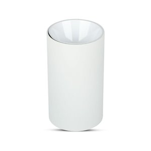 GU10 Fitting Round White + White