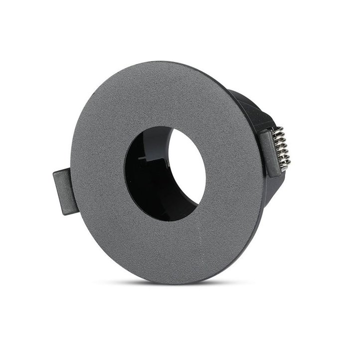 GU10 Fitting Black + Black Round GU10 Fitting Black + Black Round