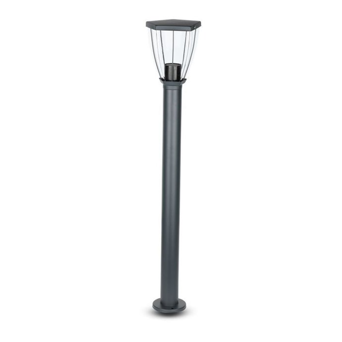 Bollard Lamp with Clear Cover Black Bollard Lamp with Clear Cover Black
