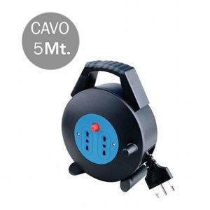 2 Prese 2P+T 10/16A 2P Con Protezione Termica Ripristinabile Cavo Lunghezza 5m 3X1.5mm Con Plug Da 16A